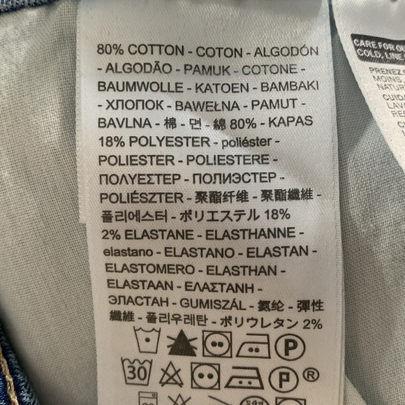 Levi’s Medium Wash “Classic Shorts” Stretch Denim 5 Pocket Style size 32 - Picture 11 of 12